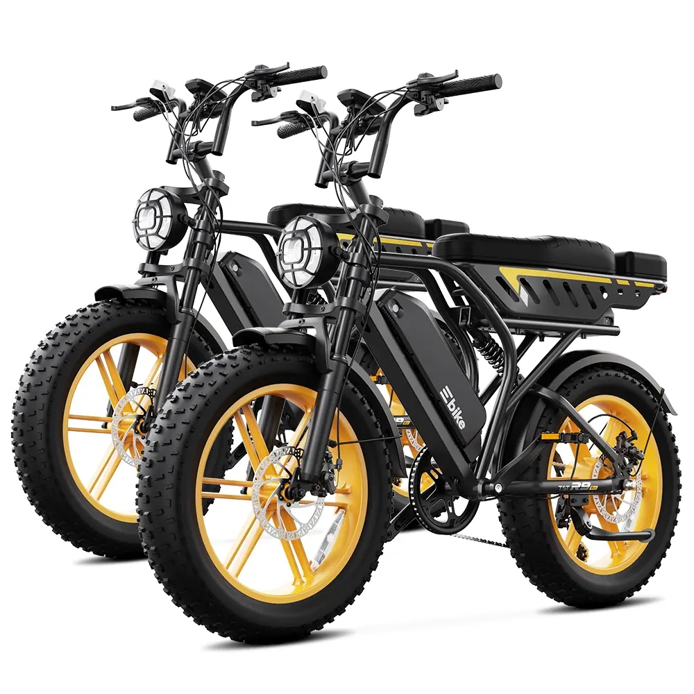TST® Combo Sale R9 1500W Full-Suspension Moped Style Electric Bike - Image 6