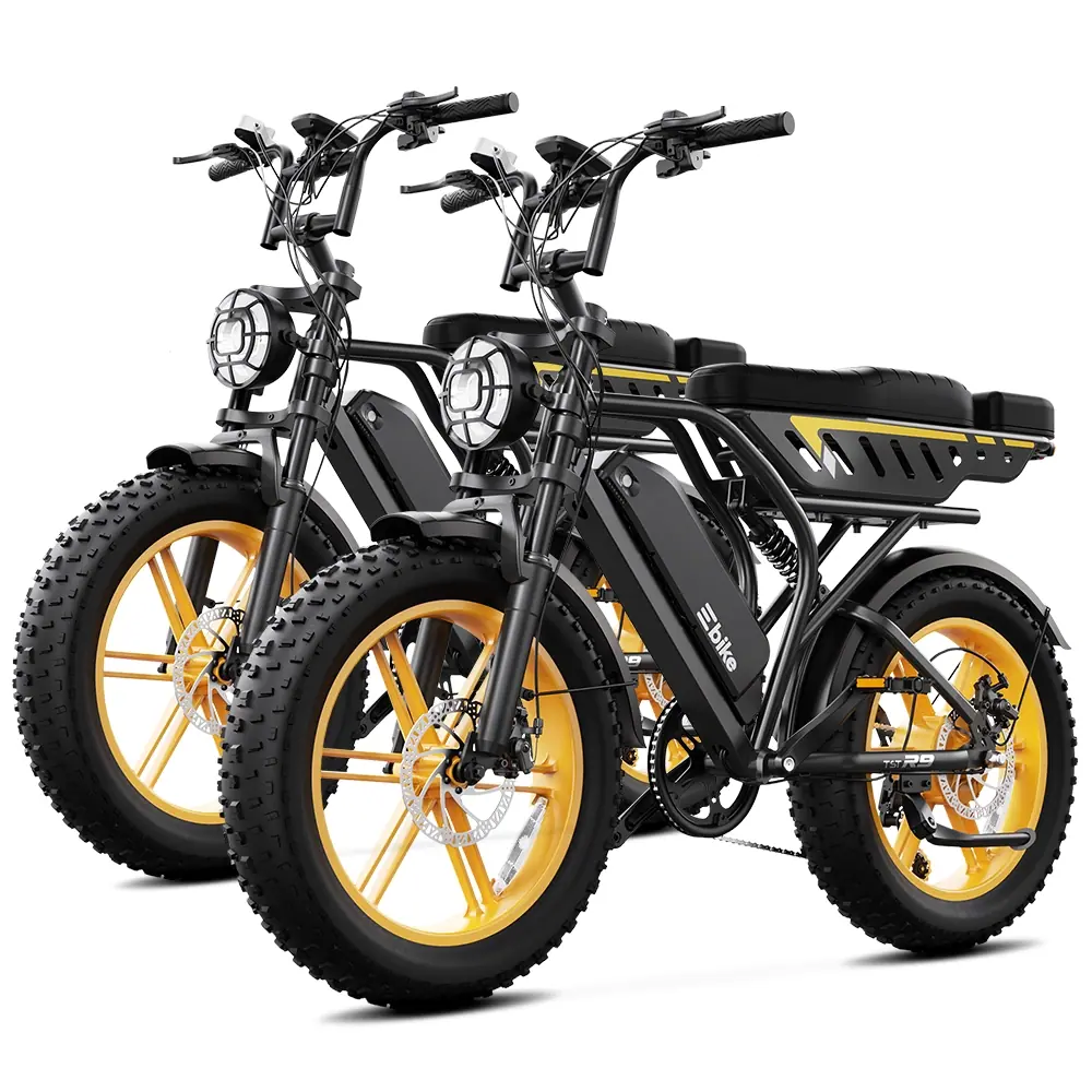 TST® Combo Sale R9 1500W Full-Suspension Moped Style Electric Bike - Image 9