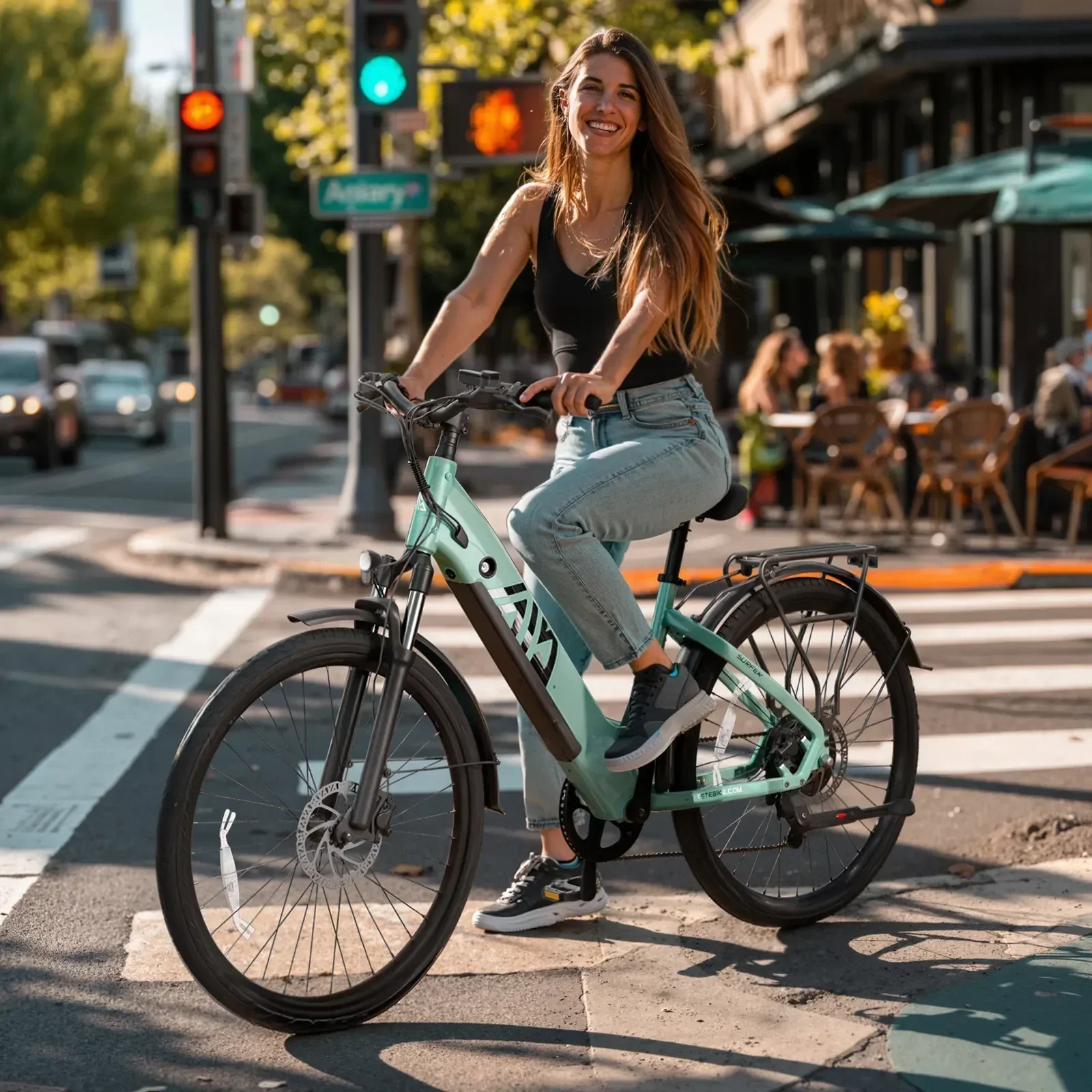 TST® Combo Sale Surfer 27.5" Step-Thru Commuter eBike - Image 4