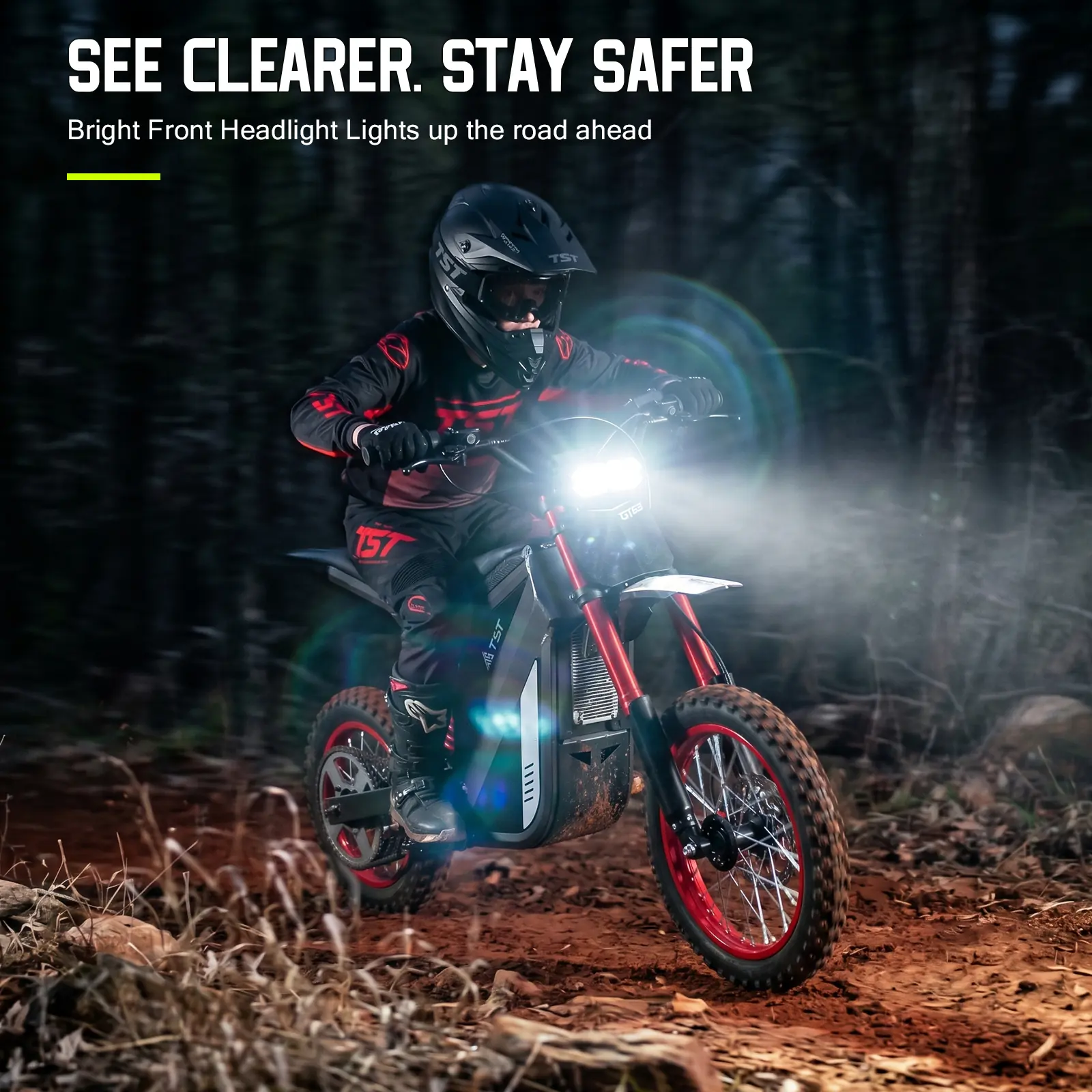 TST® GT63 14" 2400W 210Nm Electric Dirt Bike - Image 5