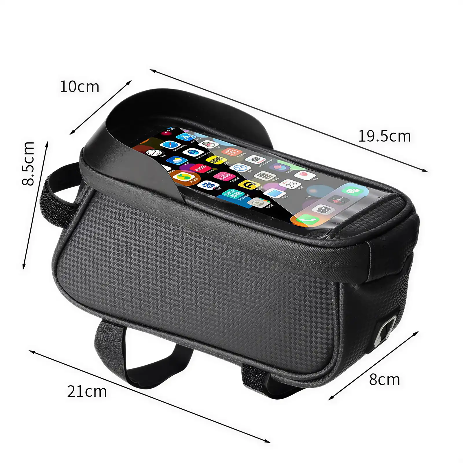 TST®Handlebar Bag + Phone Holder + Bike Lock Set - Image 4