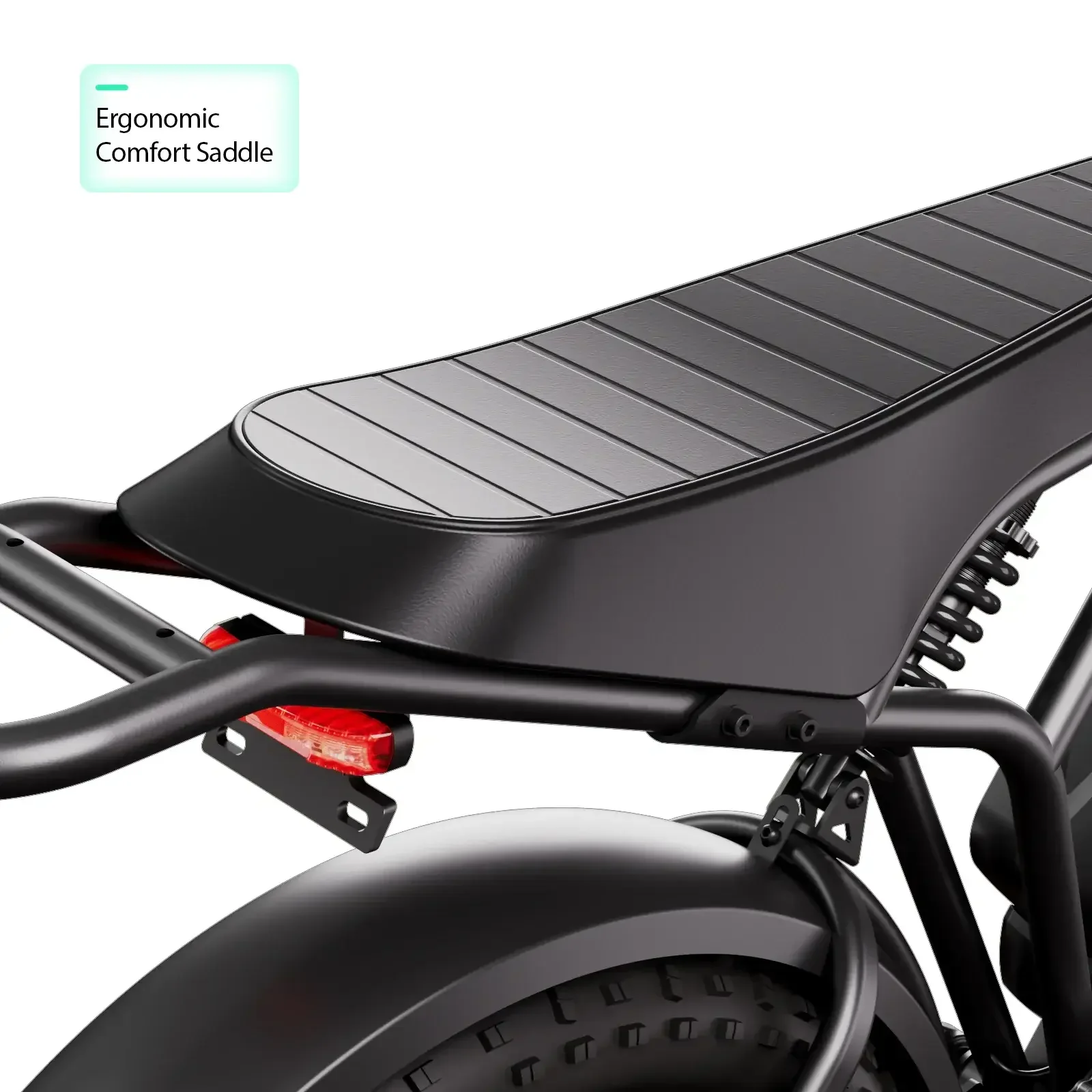 TST® R002 20'' 1500W Full Suspension Moped-style Electric Bike - Image 11