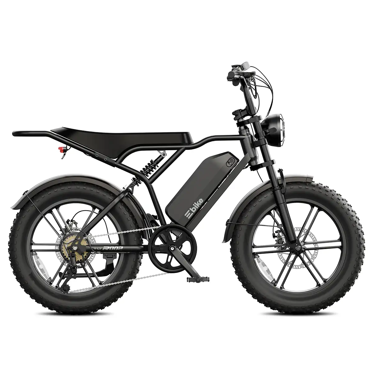 TST® R002 20'' 1500W Full Suspension Moped-style Electric Bike - Image 15