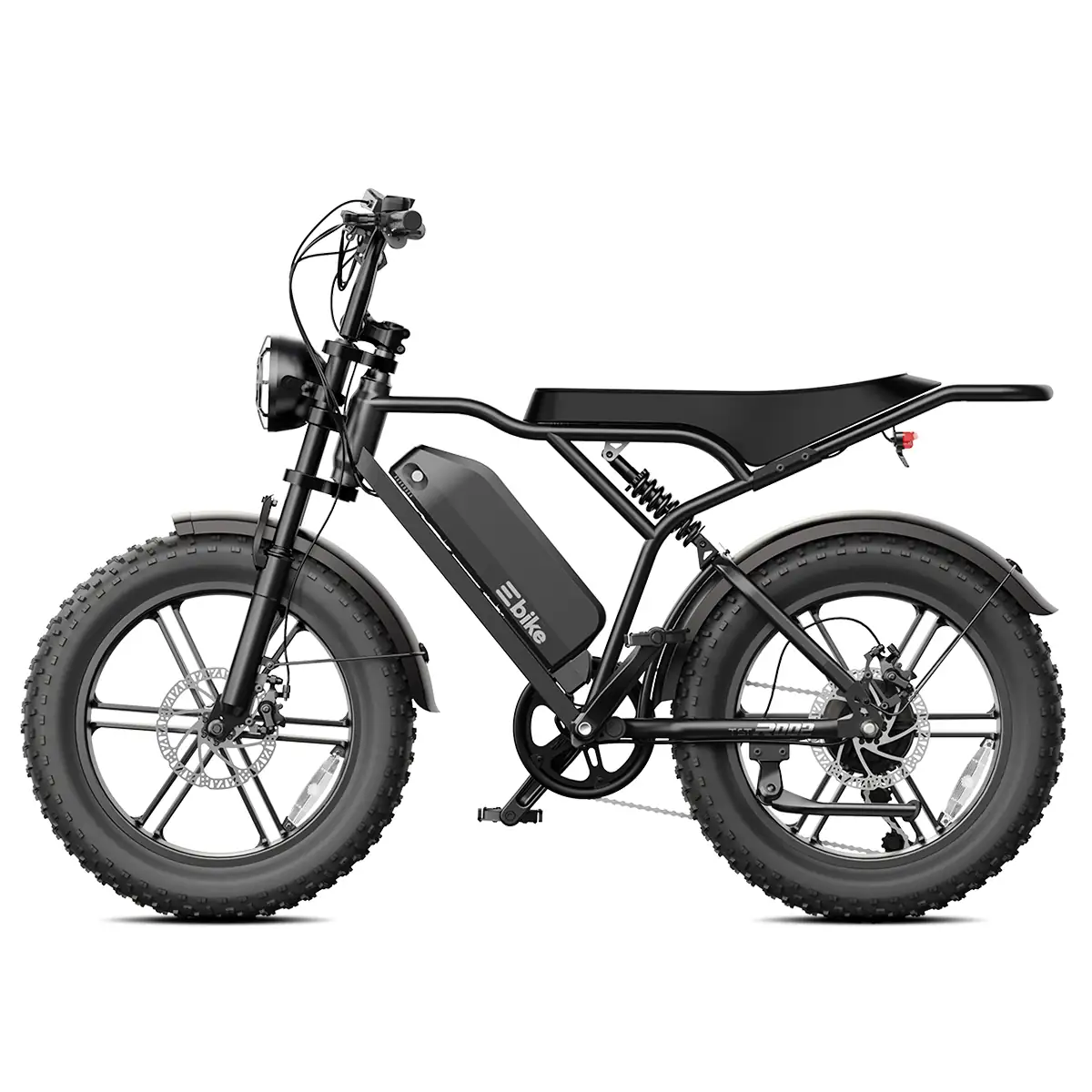 TST® R002 20'' 1500W Full Suspension Moped-style Electric Bike - Image 16