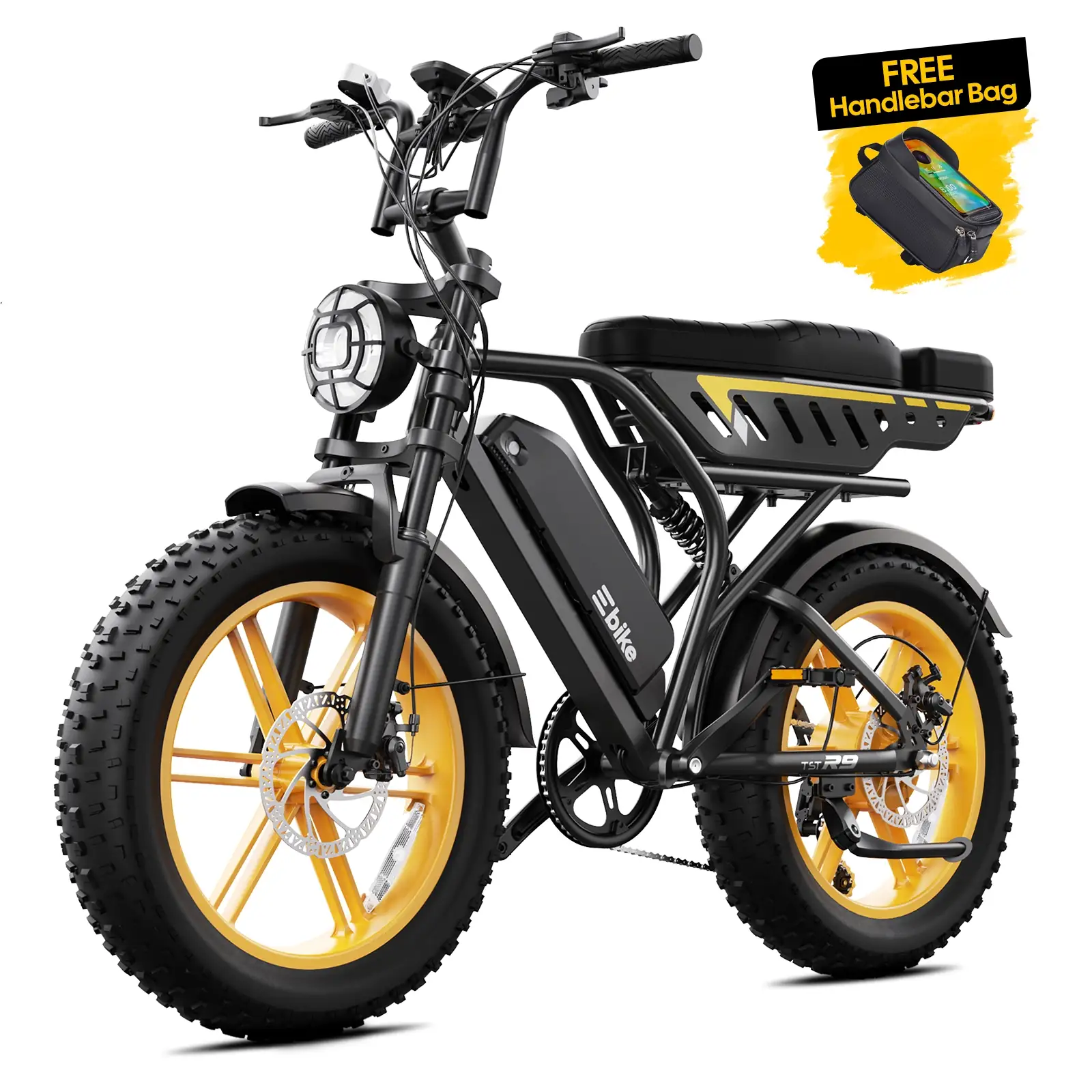 TST R9 1500W Full-Suspension Moped Style Electric Bike (2026 Model) - Image 16